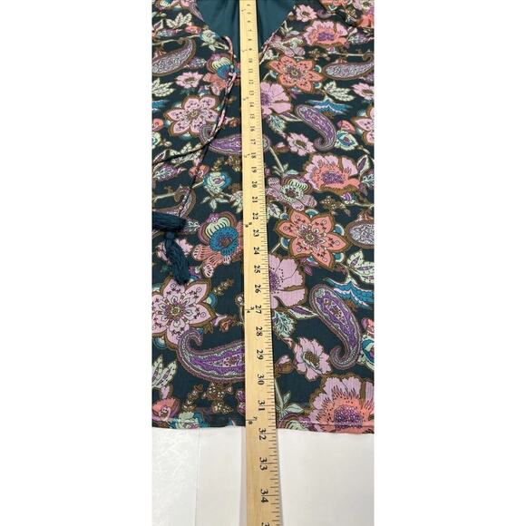 Anthropologie Storia Mini Dress Floral Print Boho Size Medium Romantic - Picture 14 of 15